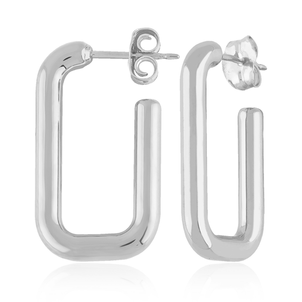 Sterling Silver J Hoop Earrings Holly McHone Jewelers Astoria, OR