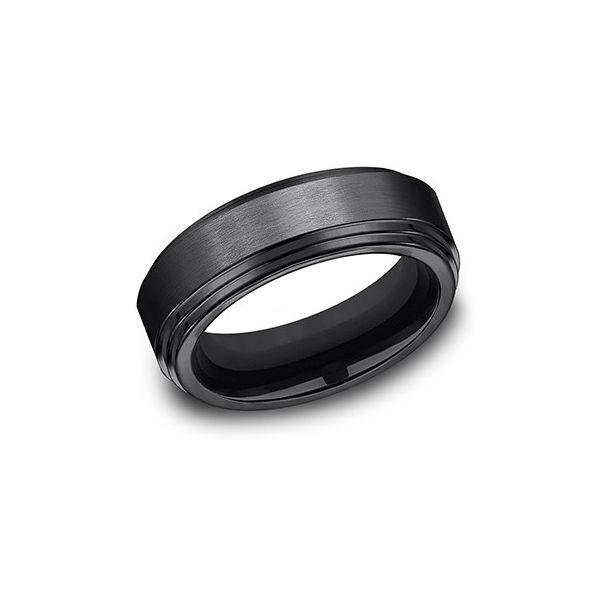Black Titanium Wedding Band, Size 11 Holly McHone Jewelers Astoria, OR