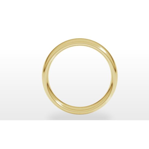 14K Gold European Style Wedding Band Image 2 Holly McHone Jewelers Astoria, OR