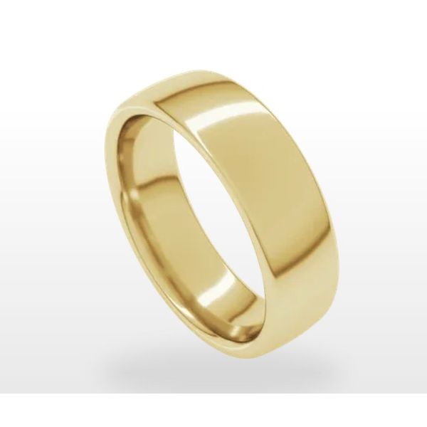 14K Gold European Style Wedding Band Holly McHone Jewelers Astoria, OR
