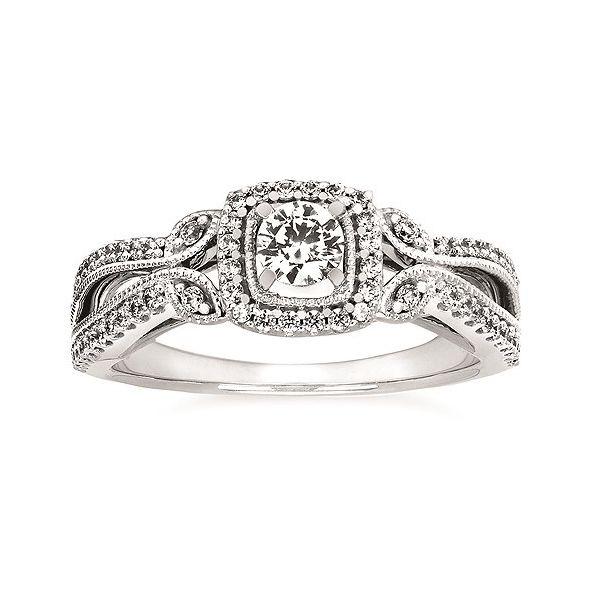 Vintage Style Engagement Ring Holtan's Jewelry Winona, MN