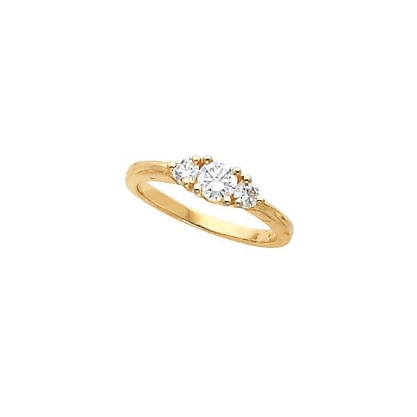 Three Stone Engagement Ring Holtan's Jewelry Winona, MN