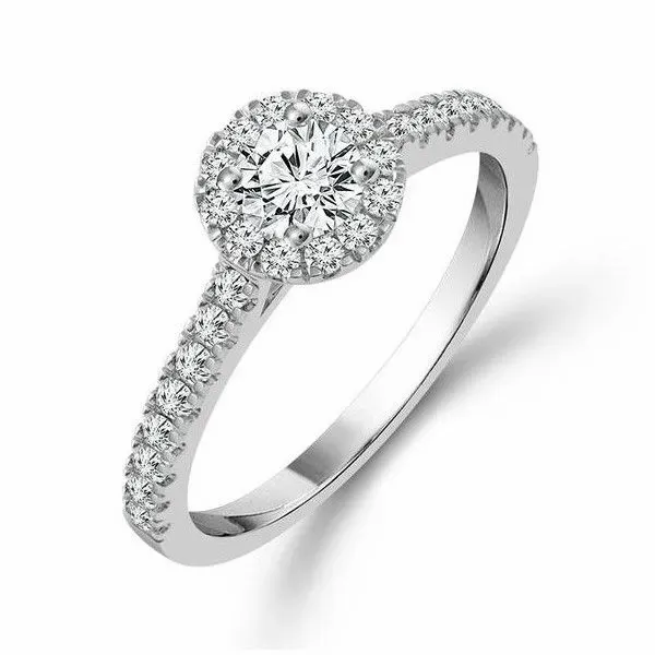 Engagement Ring with Diamond Center Included Holtan's Jewelry Winona, MN