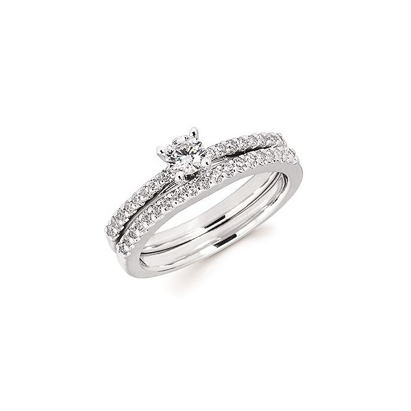 Petite Straight Lined Diamond Engagement Ring *Wedding Band Sold Separately* Holtan's Jewelry Winona, MN