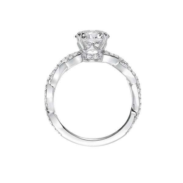 Madeleine Diamond Twist Engagement Ring Image 2 Holtan's Jewelry Winona, MN