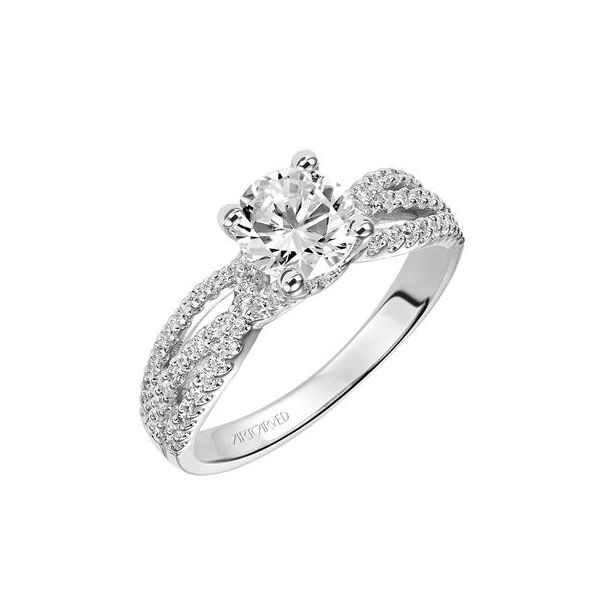 Triple Band Solitaire Engagement Ring *SETTING ONLY* Holtan's Jewelry Winona, MN