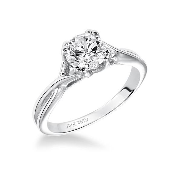 Solitaire Twist Engagement Ring *SETTING ONLY* Holtan's Jewelry Winona, MN