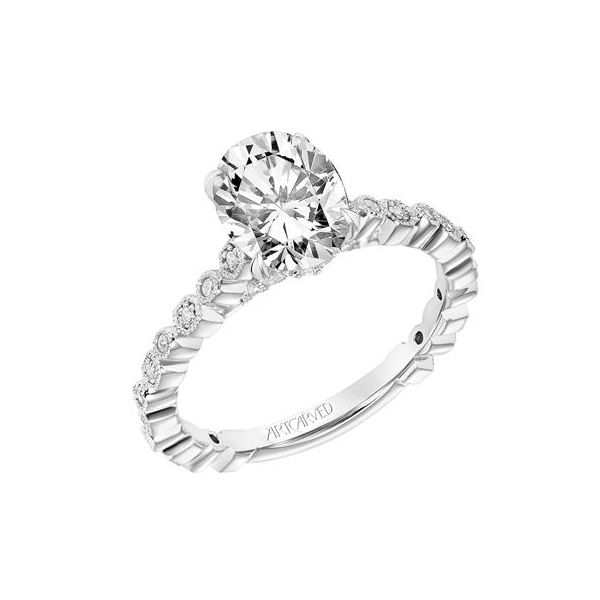 3/8 ct. tw. Diamond Semi-Mount Engagement Ring