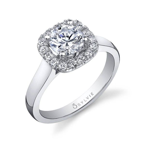 Cushion Halo Engagement Ring *SETTING ONLY* Holtan's Jewelry Winona, MN