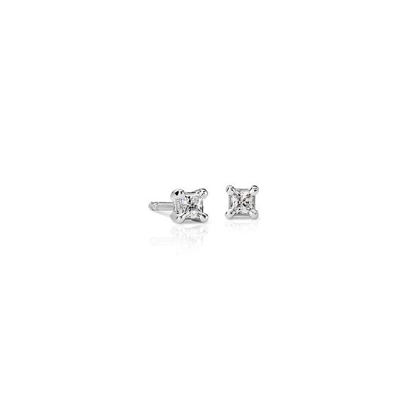 0.23cttw Princess Cut Diamond Stud Earrings Holtan's Jewelry Winona, MN