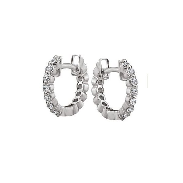 Diamond Huggie Earrings Holtan's Jewelry Winona, MN