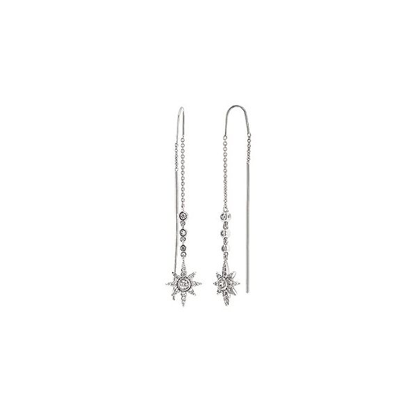Diamond North Star Earrings Holtan's Jewelry Winona, MN