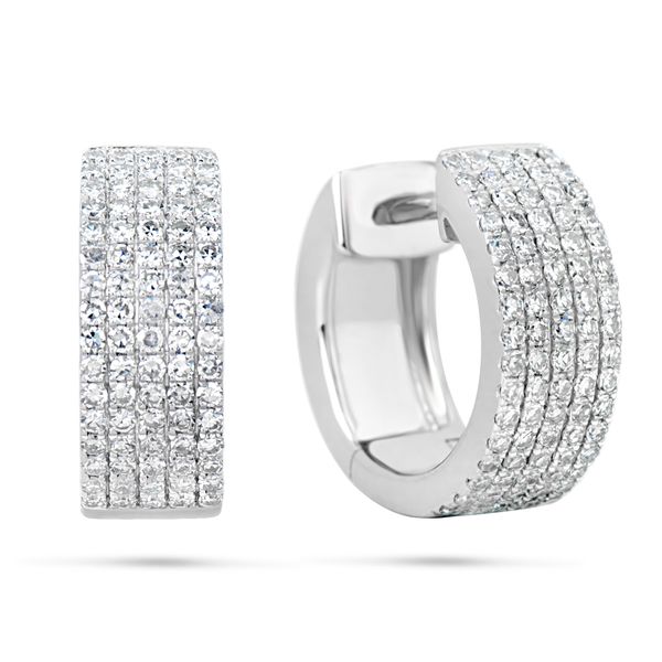 Multi-Row Diamond Huggies Holtan's Jewelry Winona, MN