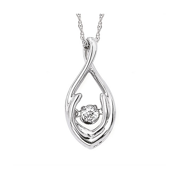 Shimmering Diamonds® Tear Drop Pendant Holtan's Jewelry Winona, MN
