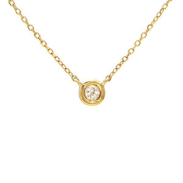 Diamond Bezel Pendant Holtan's Jewelry Winona, MN