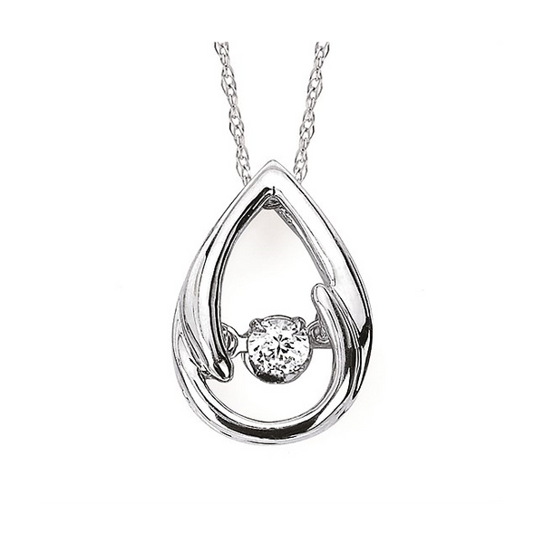 Shimmering Diamonds® Tear Drop Pendant Holtan's Jewelry Winona, MN