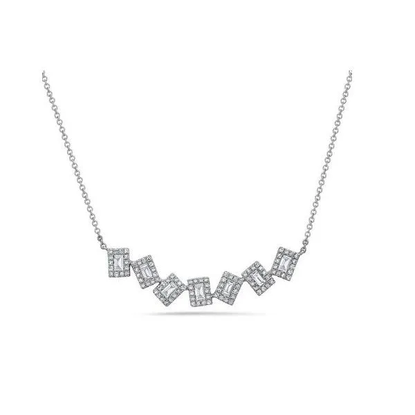 Baguette Diamond Bar Necklace Holtan's Jewelry Winona, MN