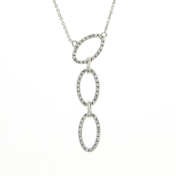 Oval Link Diamond Necklace Holtan's Jewelry Winona, MN