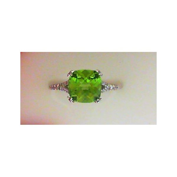 Peridot and Diamond Fashion Ring Holtan's Jewelry Winona, MN