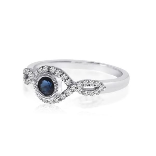 Blue Sapphire and Diamond Ring Holtan's Jewelry Winona, MN
