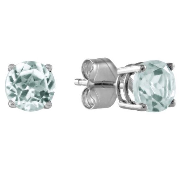 Aquamarine Stud Earrings Holtan's Jewelry Winona, MN