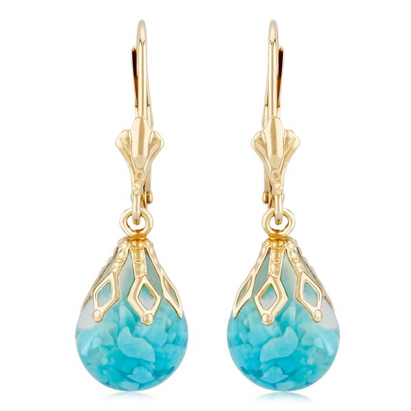 Floating Turquoise Earrings Holtan's Jewelry Winona, MN