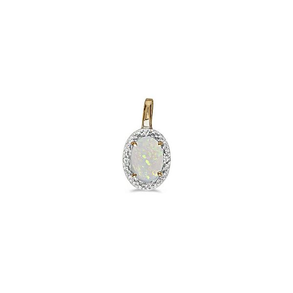 Opal and Diamond Pendant Holtan's Jewelry Winona, MN