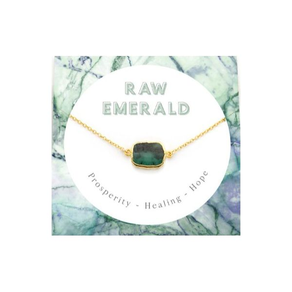 Raw Emerald Choker Holtan's Jewelry Winona, MN