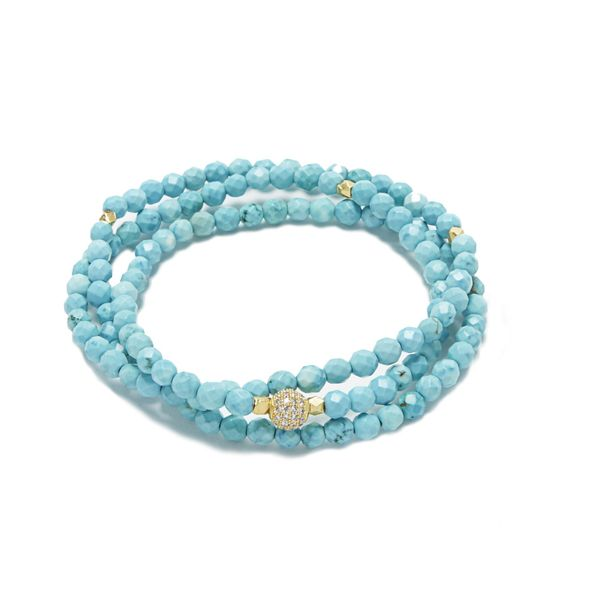 Triple Wrap Turquoise Bracelet Holtan's Jewelry Winona, MN