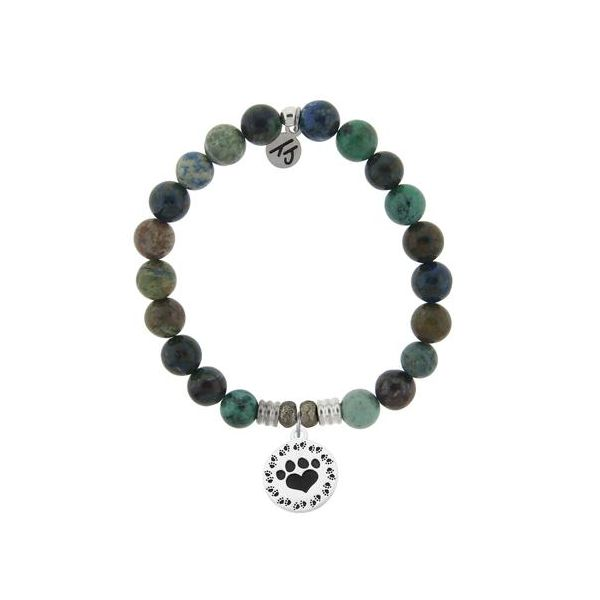 Chrysocolla "Paw Print" Bracelet Holtan's Jewelry Winona, MN