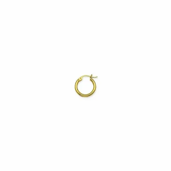 Yellow Gold Hoops (2x15mm) Holtan's Jewelry Winona, MN