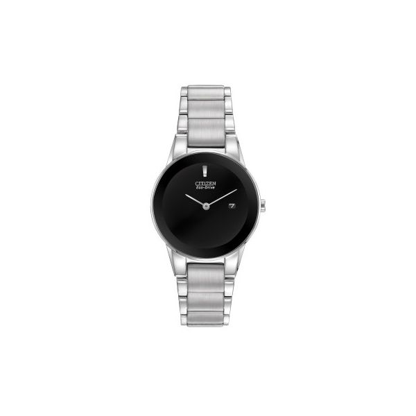 Citizen Stainless Steel and Black Dial Watch Holtan's Jewelry Winona, MN