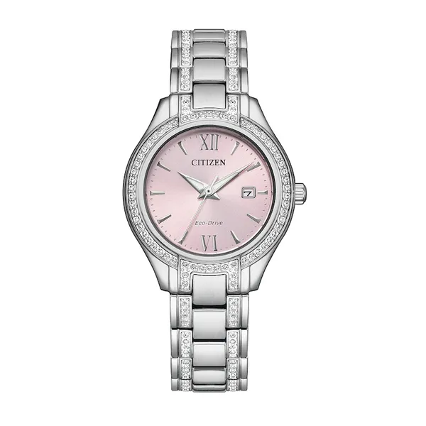 Ladies Pink Dial Citizen Eco-Drive Watch Holtan's Jewelry Winona, MN
