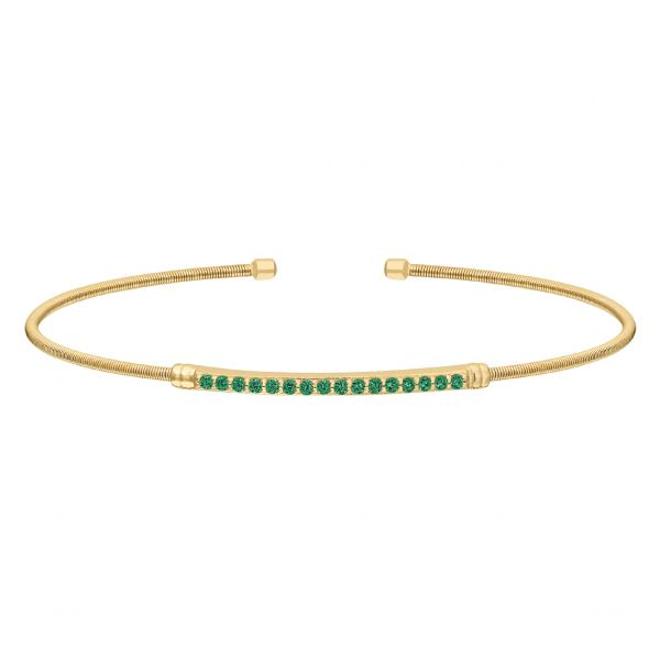 Simulated Emerald Bracelet Holtan's Jewelry Winona, MN