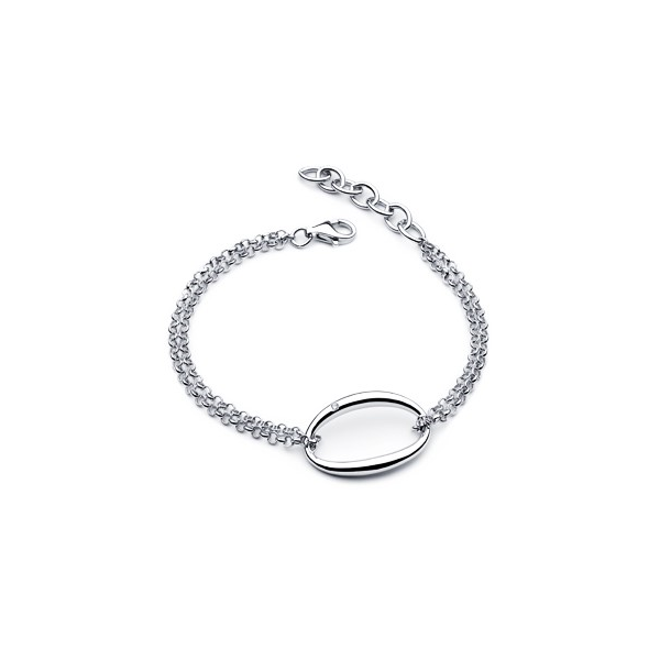 Diva Diamonds® Double Chain Oval Bracelet Holtan's Jewelry Winona, MN