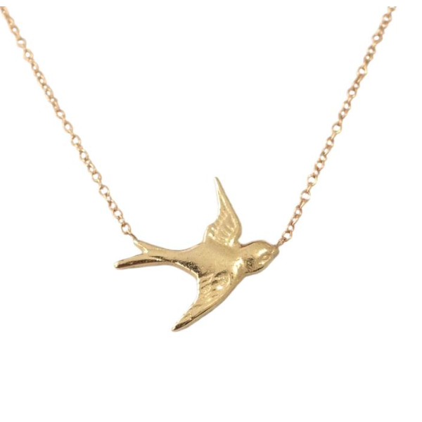 Vermeil Gold Sparrow Necklace Holtan's Jewelry Winona, MN