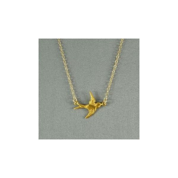 Vermeil Gold Sparrow Necklace Holtan's Jewelry Winona, MN