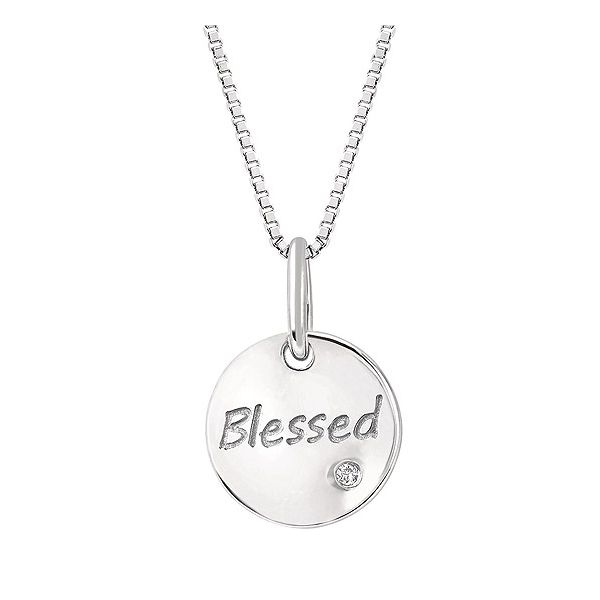 "Blessed" Disc Pendant Holtan's Jewelry Winona, MN