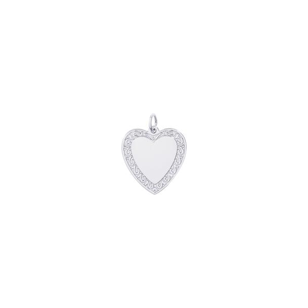 Fancy Heart Charm Holtan's Jewelry Winona, MN