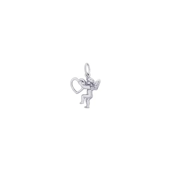 Angel with Heart Charm Holtan's Jewelry Winona, MN