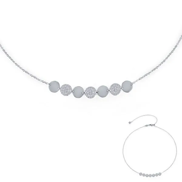 Lafonn 7 Symbols of Joy Disc Choker Necklace Holtan's Jewelry Winona, MN