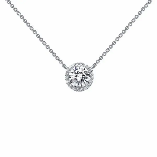 Sterling Silver Simulated Diamond Necklace Holtan's Jewelry Winona, MN