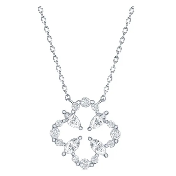 CZ Clover Necklace Holtan's Jewelry Winona, MN