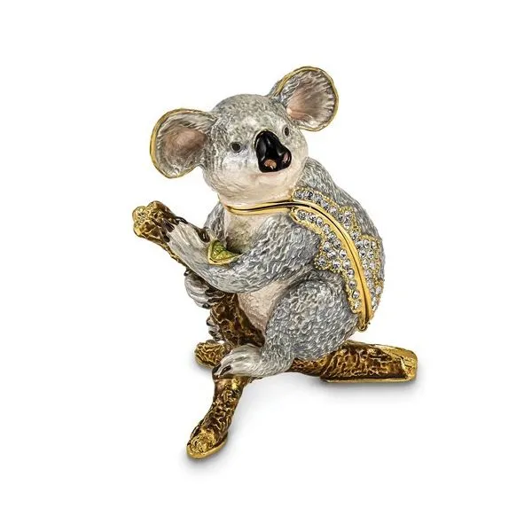 Bejeweled Koala Trinket Box Holtan's Jewelry Winona, MN