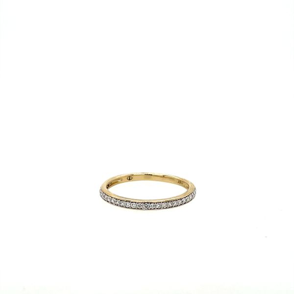 14k YG Shared Prong Diamond Band House of Silva Wooster, OH