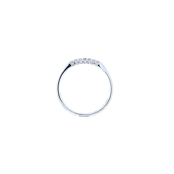 Stone Round Cut Diamond Wedding Band Image 3 House of Silva Wooster, OH