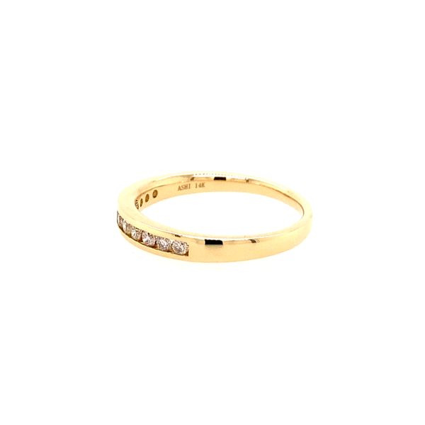 stone channel set diamond wedding band Image 2 House of Silva Wooster, OH