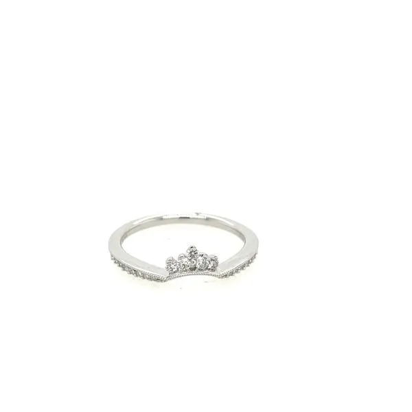 Crown Arch Round Cut Diamond Wedding Band House of Silva Wooster, OH