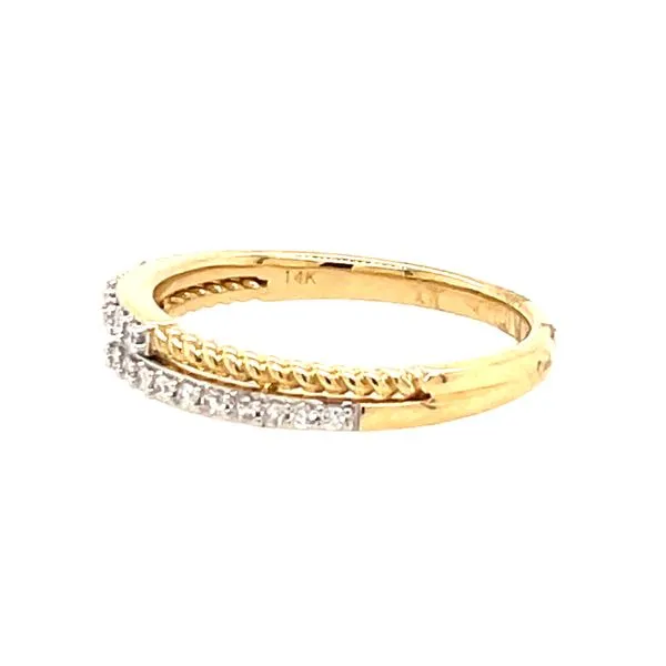 Diamond Stackable Rings Image 2 House of Silva Wooster, OH