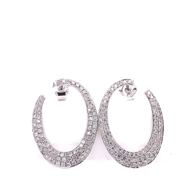 Diamond Earrings Image 2 House of Silva Wooster, OH
